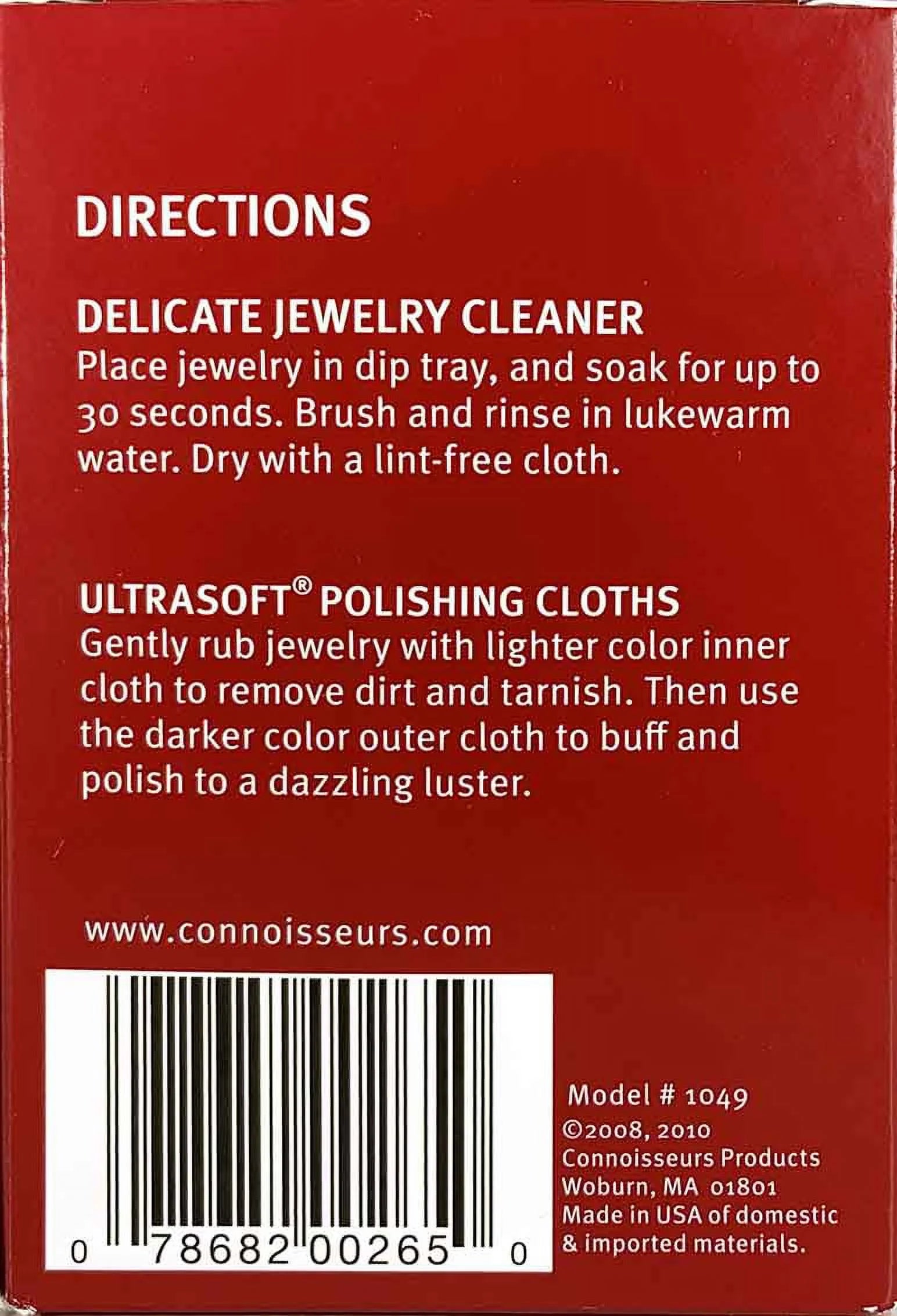 All-Purpose Jewelry Cleaning Kit, Cleans Gold and Silver Jewelry and All Gemstones, 3 Ct